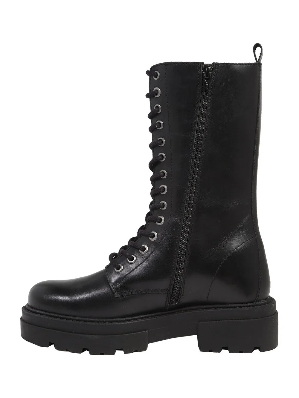 About You Lavinia lace-up boots, black