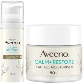 Aveeno Face Calm and Restore Intensely Nourish Day and Night Duo