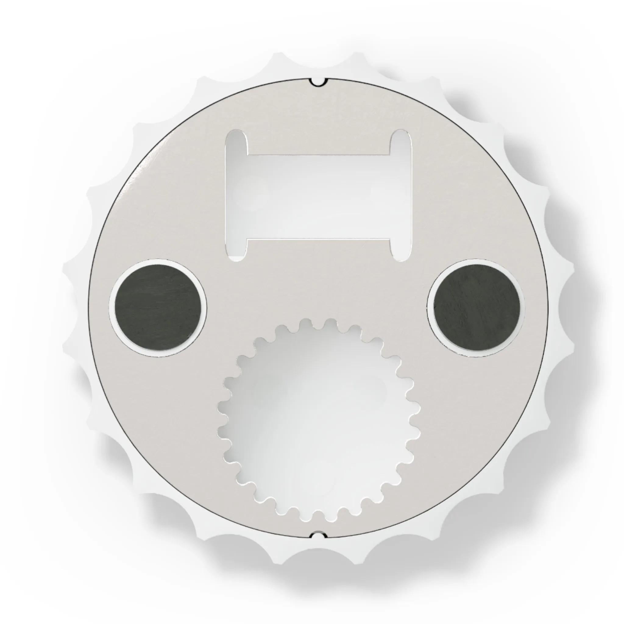 Hey. Brand Logo Bottle Opener