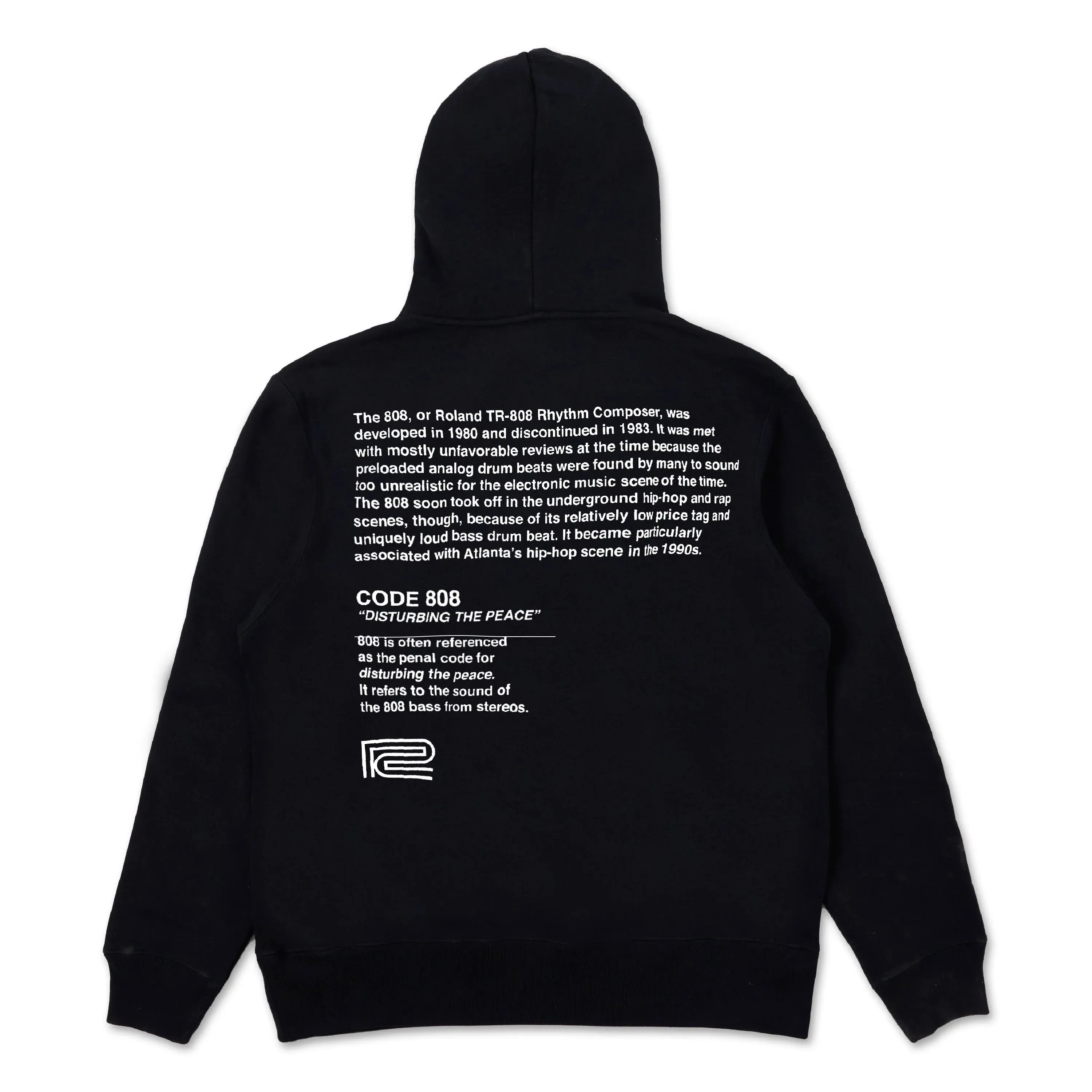 Roland Lifestyle Code 808 Hoodie - Black